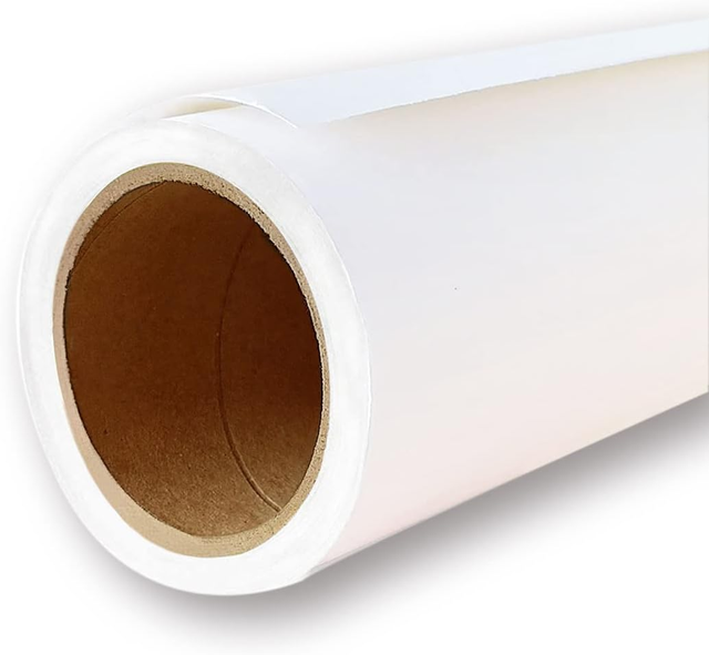 E-reise Seamless Photography Photo Backdrop Background Paper Roll for Photoshoot, Videos, Livestream 2.72x10m, 93 Arctic White