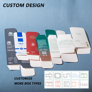 Cajas de Papel Plegables con Base Encajable para Cosméticos, Impresión de Logotipos Personalizados, Embalaje Ecológico de Lujo para Maquillaje, Set de Regalo de Belleza - Product Image 4