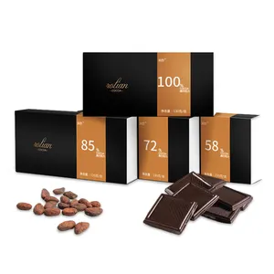 Rulian Donkere Chocolade Doos 130G Pure Cacaoboter 100% Valentijnsdag Cadeau Voor Kantoor