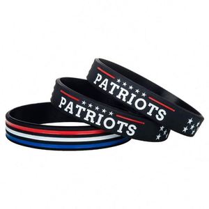 Pulsera de Silicona con la Bandera de EE. UU., Brazalete de Goma a la Moda, Logotipo Personalizable, Regalos para Eventos y Fiestas - Product Image 3