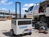 Chargeur EV portable triphasé 380V, CCS Ocpp 6Kw, station de recharge pour voitures électriques, Chademo, chargeur rapide mobile DC