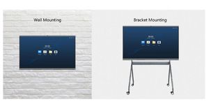 อินฟาเรียจอมอนิเตอร์ IFP ไวท์บอร์ดแบบโต้ตอบอัจฉริยะ UHD ขนาด65/86นิ้วพร้อมกล้องในตัว - Product Image 5