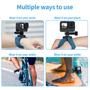 Accesorios Telesin para <span class=keywords><strong>GoPro</strong></span> 10, Correa de Muñeca con Soporte Giratorio de 360° para <span class=keywords><strong>GoPro</strong></span> 10/9/8/7/6/5 Black/DJI Osmo Action Camera - Product Image 5