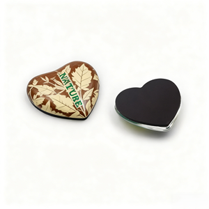 Transparent Dome Decorative Refrigerator Custom Logo for Business Promotional Glass <b>Fridge</b> Magnet - Product Image 2