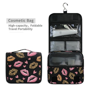 New Arrival Waterproof Foldable <b>Makeup</b> Toiletry Bag for Men Travel Shaving Dopp Kit Large Cosmetic Bags <b>Cases</b> Bathroom Organizer - Product Image 3