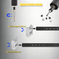 Tournevis électrique LED 55-en-1 avec couple réglable et embouts magnétiques pour la réparation d'ordinateurs et de consoles de jeux
