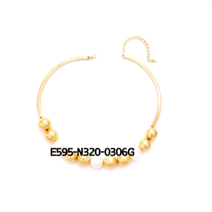 E595-N320-0306G Fashion <b>Beaded</b> <b>Necklaces</b> - Product Image 2