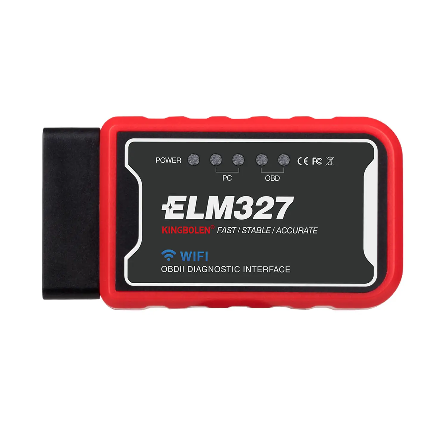 KINGBOLEN ELM327 WIFI V1.5 PIC18F25K80 칩 elm 327 OBDii 커넥터 코드 리더 스캐너 Elm327 V1.5 OBD2 스캐너 어댑터