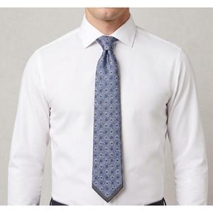 Cravate Classique pour Homme à Motif Géométrique Circulaire Écologique Gris Argent Polyester 148cm 8cm Affaires Formelle Mariage Gravata - Product Image 1