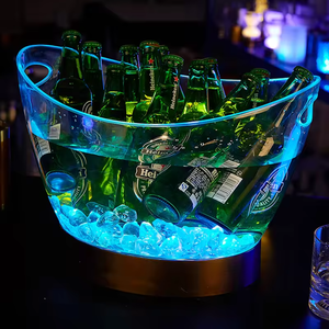 <span class=keywords><strong>2025</strong></span> LED dạ quang không thấm nước xách tay Thời trang Đảng xô đá với ánh sáng cho Vodka Chai nhựa - Product Image 3