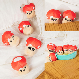 Mantar Peluş Oyuncak Seti PP Pamuklu Yorgan Yumuşak Dolgulu OEM Tasarım Marka Projeleri İçin Uygun Çocuklar İçin Kendin Yap Kitleri - Product Image 2