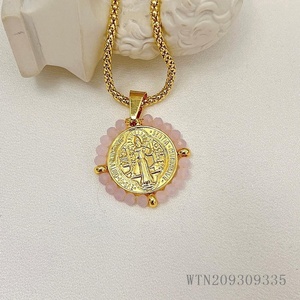 Bijoux fantaisie meilleure vente Religieux perles vierges Pendentif collier <span class=keywords><strong>saint</strong></span> Pour les femmes Cadeau - Product Image 6