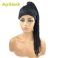 Perruque synthétique lisse à frange verte ombrée, pour femmes noires, accessoire de coiffure