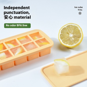 Wholesale Easy to Release & Reusable Ice Tray 12 Cavities Cube Silicone for Cocktails Drinks <b>Coffee</b> - Product Image 5