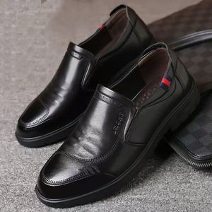 Men's Business Career Slip-On <b>Shoes</b> PU Upper Waterproof Anti-Slip Dressy Loafers <b>Comfortable</b> <b>Work</b> <b>Shoes</b> Breathable - Product Image 2