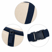 Sac banane BSCI personnalisé en toile, sac de ceinture, sac bandoulière, sac de taille, sac banane, vente en gros, usine OEM