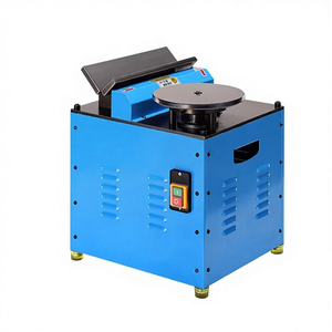 Máquina biseladora de escritorio con riel deslizante compuesto, máquina de desbarbado multidireccional de metal para bordes redondos y arcos, para procesamiento de hardware - Product Image 1