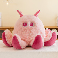 Océan Poulpe En Peluche Dessin Animé Méduse Calmar Seiche Animal En Peluche Poupée Vie Marine Figure Peluches Oreiller pour Aquarium