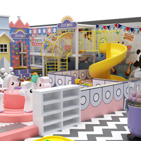Aire de jeux intérieure sur le thème des animaux Aoleao, piscine à balles, toboggan, trampoline, jeux de rôle pour enfants, jeux doux, certifiée CE TUV