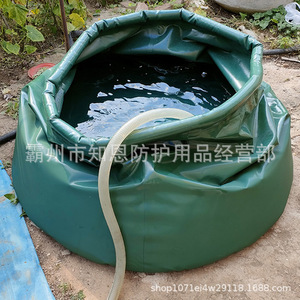 ถังเก็บน้ำเคลื่อนที่สำหรับดับเพลิง 2 ตัน PVC ป้องกันการรั่วซึม ใช้ภายนอกอาคาร สำหรับการเกษตร - Product Image 4