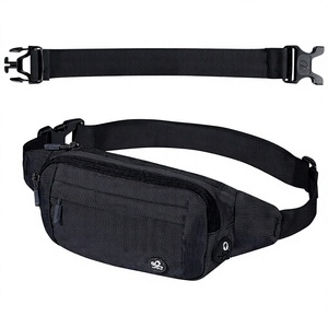 <span class=keywords><strong>WATERFLY</strong></span> Petit sac banane léger unisexe à porter en bandoulière |   Sangle d'extension réglable avec fermeture à cordon, résistante à l'eau - Product Image 1
