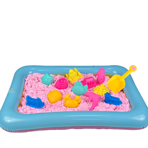 Gioca a sabbia per bambini modellabile sensoriale al coperto all'aperto spiaggia creativa educativa da 5 a 7 anni ragazzi ragazze feste bomboniere bambino - Product Image 1