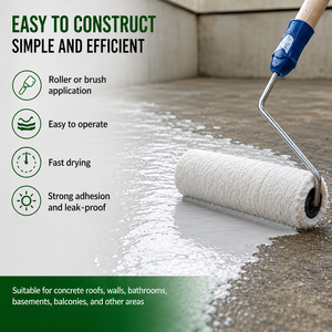 Revêtement imperméable résistant aux intempéries pour murs extérieurs, toitures, béton et travaux de construction - Product Image 1