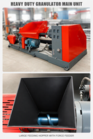 Granulateur de recyclage de plastique à vis simple PB-120, machine de pelletisation de déchets PE PP 45 kW