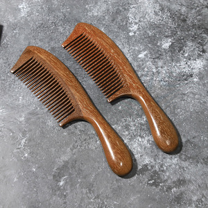 Peine de madera de sándalo rojo, tamaño grande, para masaje, cuidado del cabello, uso doméstico, peine de madera para mujeres, niños y adultos - Product Image 2