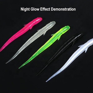 เหยื่อปลอมแบบนิ่ม ขนาด 10 ซม. น้ำหนัก 3 กรัม สำหรับตกปลาโลช หางแหลม เรืองแสง หลายสี ขายส่ง - Product Image 2