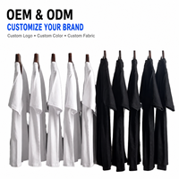 T-shirt pour homme de haute qualité, 240g, 100% coton tissé, uni, col rond, coupe ample, manches courtes, respirant, anti-UV, style streetwear