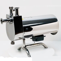 Pompe auto-amorçante sanitaire de catégorie comestible de pompe de circulation du monophasé 1hp CIP avec le chariot de prise