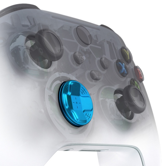 EXtremeRate Gamepad Accessories Replacement Aluminum Alloy Dpad Key Custom Metal Buttons for Xbox Series X S Controller
