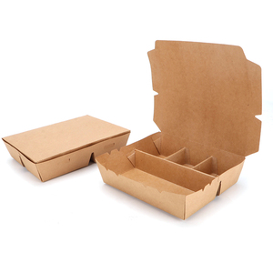 Special Hot Selling Bento Box Lunch Kraft Paper Custom Packing Boxes Lunch Boxes Wholesale
