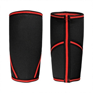 Manchons de genou pour hommes personnalisés de haute qualité avec logo imprimé, protection flexible en néoprène - Product Image 1