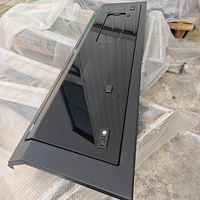 Auvent en aluminium sans perçage pour BYD Shark 6 Dual Cab Overland Hardtop avec 3 portes à ailes de mouette verrouillables
