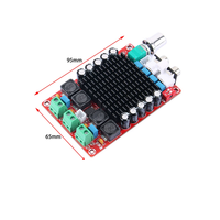 Carte d'amplificateur de puissance numérique haute puissance TDA7498 DC 14-34V 2*100W pour automobile