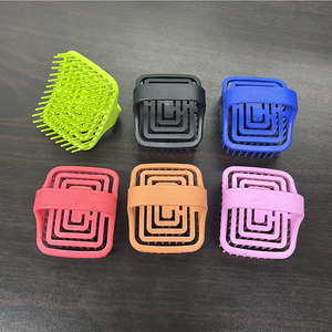 Masajeador de cuero cabelludo para el cabello, cepillo de champú de plástico, cuidado del cuero cabelludo suave, mango de ventilación impermeable, cepillo de pelo para cuero cabelludo - Product Image 1