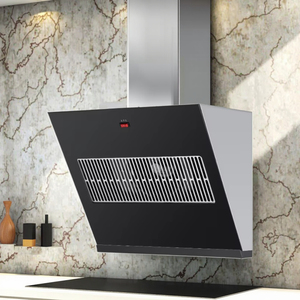 <span class=keywords><strong>Hotte</strong></span> de cuisine îlot électrique 220V à pales en aluminium, faible niveau sonore, commande tactile, plusieurs tailles, aspiration latérale large, pour hôtels - Product Image 3