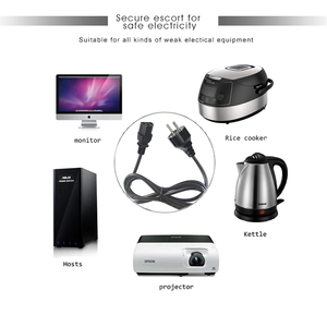 Châu Âu điện 3prong Euro EU 3 pin để C13 cáp VDE Schuko Cắm dây điện - Product Image 5