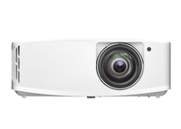 Projecteur de cinéma maison Optoma 4K400STx à courte focale, 4K UHD, 4000 lumens, mode éco, longue durée de vie de la lampe