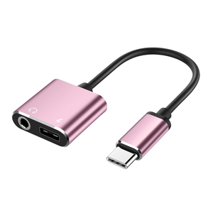 <span class=keywords><strong>Adaptateur</strong></span> USB C vers 3.5mm pour casque et chargeur <span class=keywords><strong>2</strong></span> <span class=keywords><strong>en</strong></span> <span class=keywords><strong>1</strong></span> USB C vers prise audio auxiliaire avec cordon de câble de charge rapide PD 60W - Product Image 6