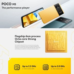 <span class=keywords><strong>POCO</strong></span>-teléfono inteligente <span class=keywords><strong>M5</strong></span> versión Global, Smartphone con pantalla de 6,58 pulgadas, 4GB + <span class=keywords><strong>128GB</strong></span>, batería de 5000mAh, NFC, G99 MTK, cámara de 50MP, novedad - Product Image 2