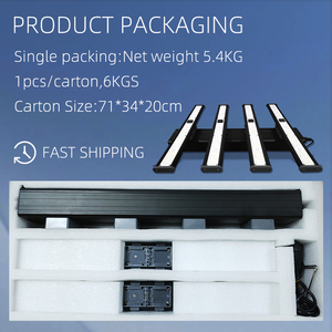 תאורת לד לגידול צמחים בעוצמה גבוהה 240W <span class=keywords><strong>300W</strong></span> ספקטרום מלא לגידול צמחים רפואיים, פירות וגידול חקלאי 4 פסי תאורה - Product Image 6