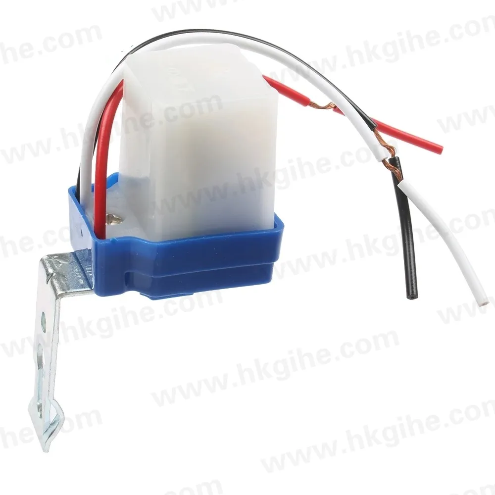 Hot Sales AS-10 10A Photoswitch Sensor Switch Auto On Off Photocell Street Light Control ACDC universal 12V 24V 220V in stock