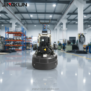 جهاز جلخ الخرسانة اليدوي أحادي المحرك طراز JINGKUN 677 عالي الكفاءة لمشاريع تجديد الأرضيات الإيبوكسية المعالجة ذات المساحات الصغيرة - Product Image 5