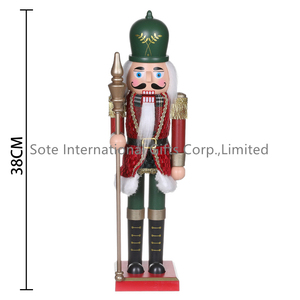SOTE Nouveauté <span class=keywords><strong>Casse</strong></span>-Noisette 38CM Debout Électrique Musical de Noël en Plastique & Polyester ABS Modèle NT07A/NT07B Décoration - Product Image 4
