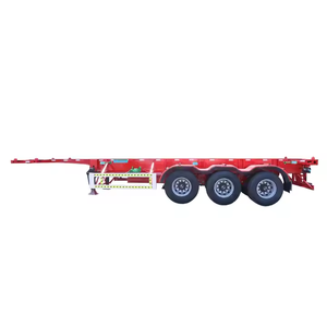 Semirremolque de Contenedores de Carga de 20 y 40 Pies, Fabricado en China, para Transporte de Contenedores Marítimos - Product Image 2