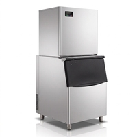 Machine à glaçons cylindriques de grande capacité avec ventilateur de refroidissement à compresseur commercial pour supermarché 220V/110V 1 an de garantie
