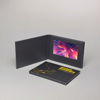 Album de livre vidéo numérique à écran LCD fait à la main-Carte de brochure de voeux et d'invitation